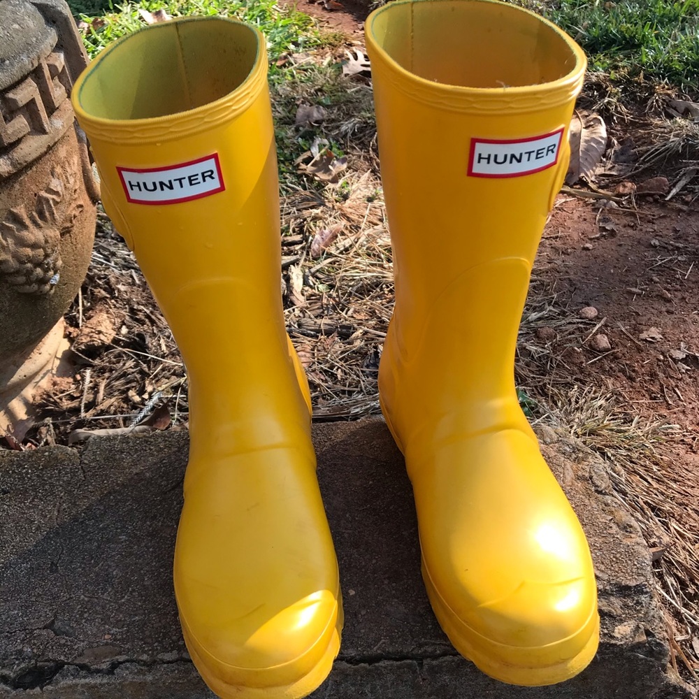 Hunter Original Matte Yellow Boots